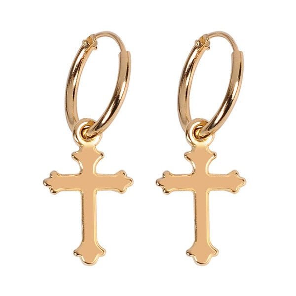 Endless hoop earrings for women cartilage  cross heart earring  color hoop earrings jewelry gift for girls