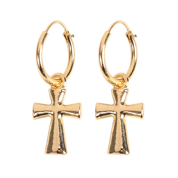 Endless hoop earrings for women cartilage  cross heart earring  color hoop earrings jewelry gift for girls