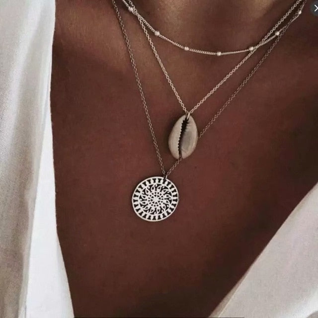 Ahmed Minimalist Star & Moon Pendant Necklaces for Women New Bijoux Statement Necklaces Collier Fashion Jewelry Dropshipping